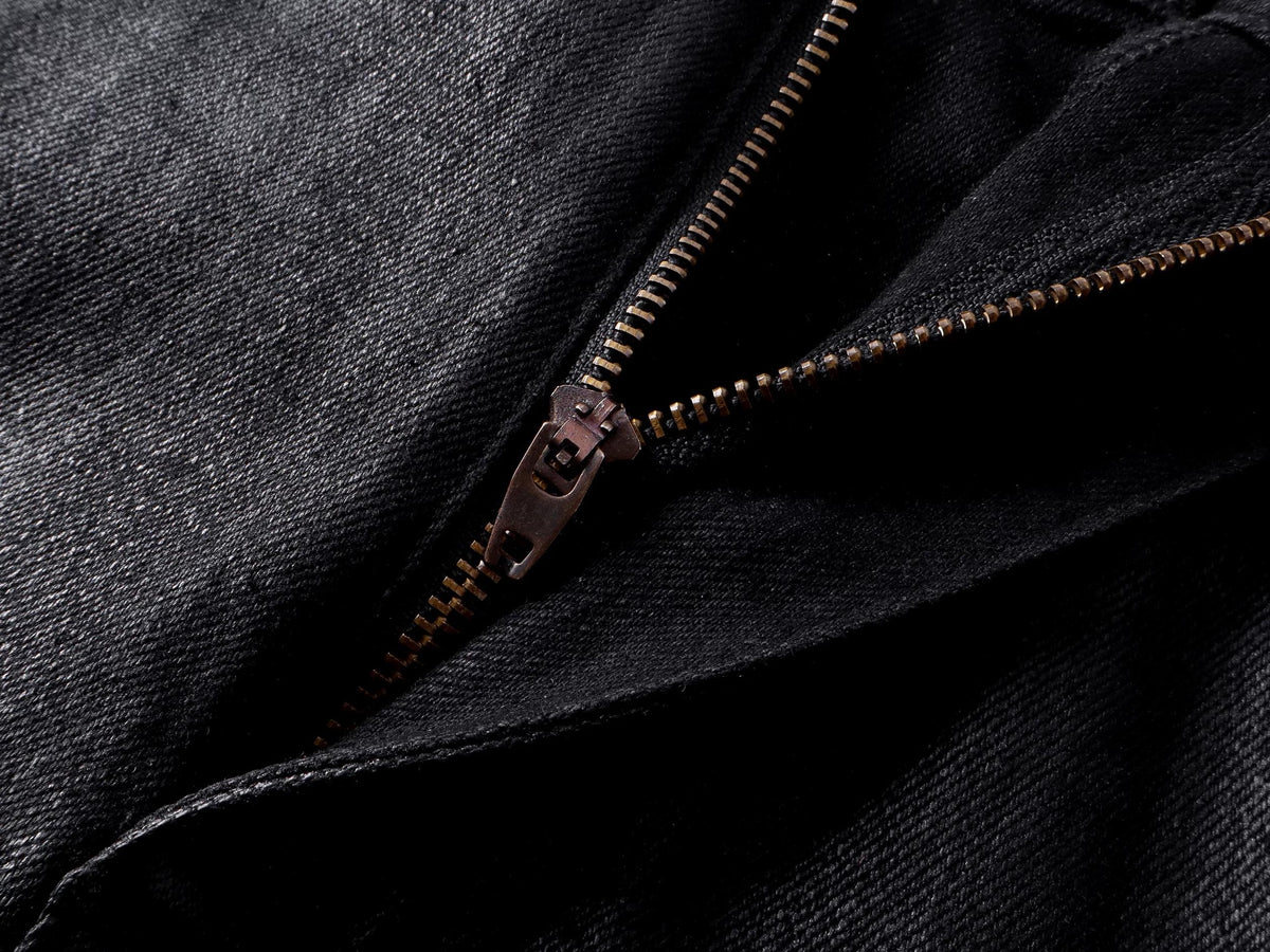 MULTI-ZIPPER SLIM FIT PANTS