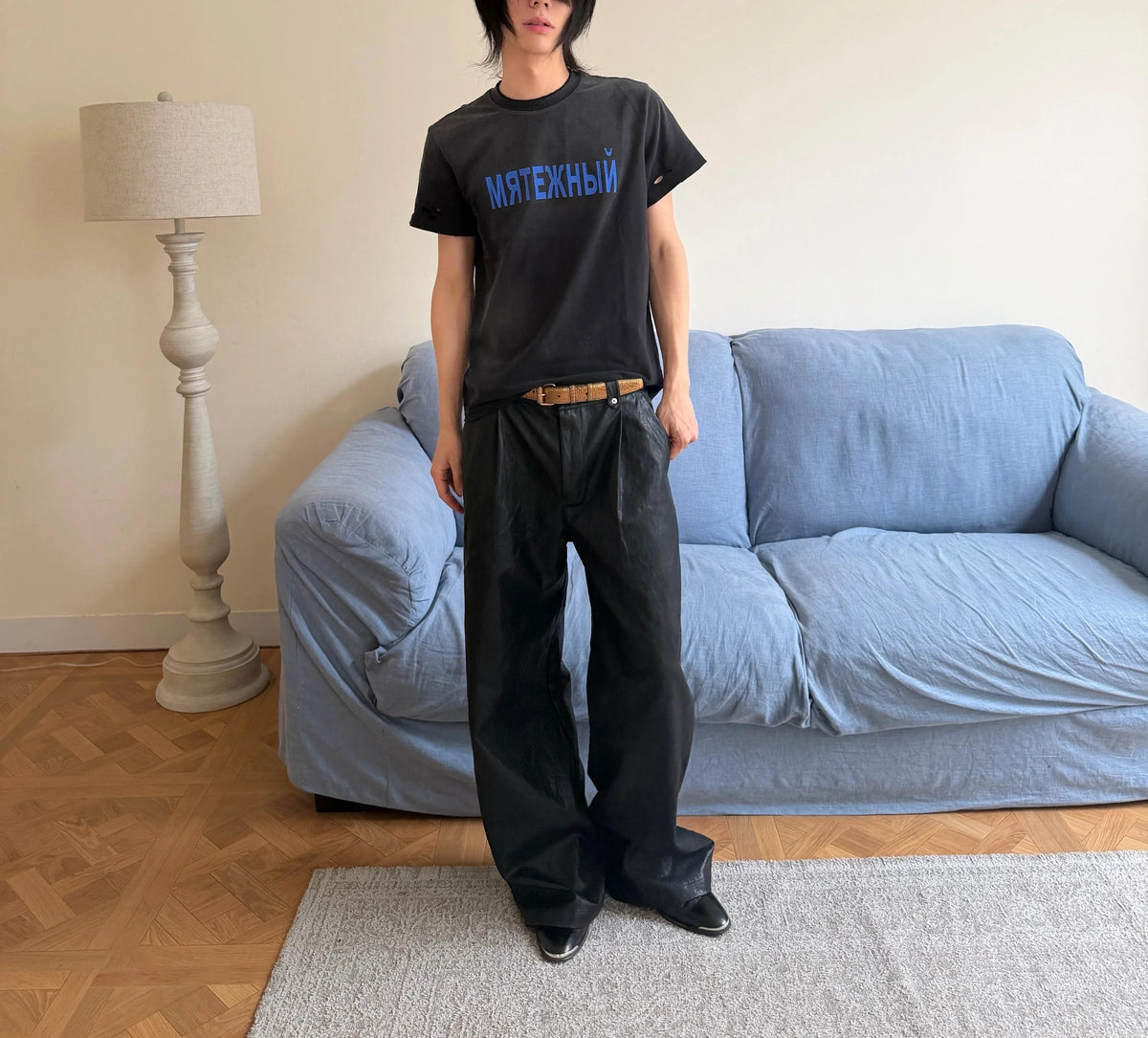WASHED RUSSIAN DYE TEE