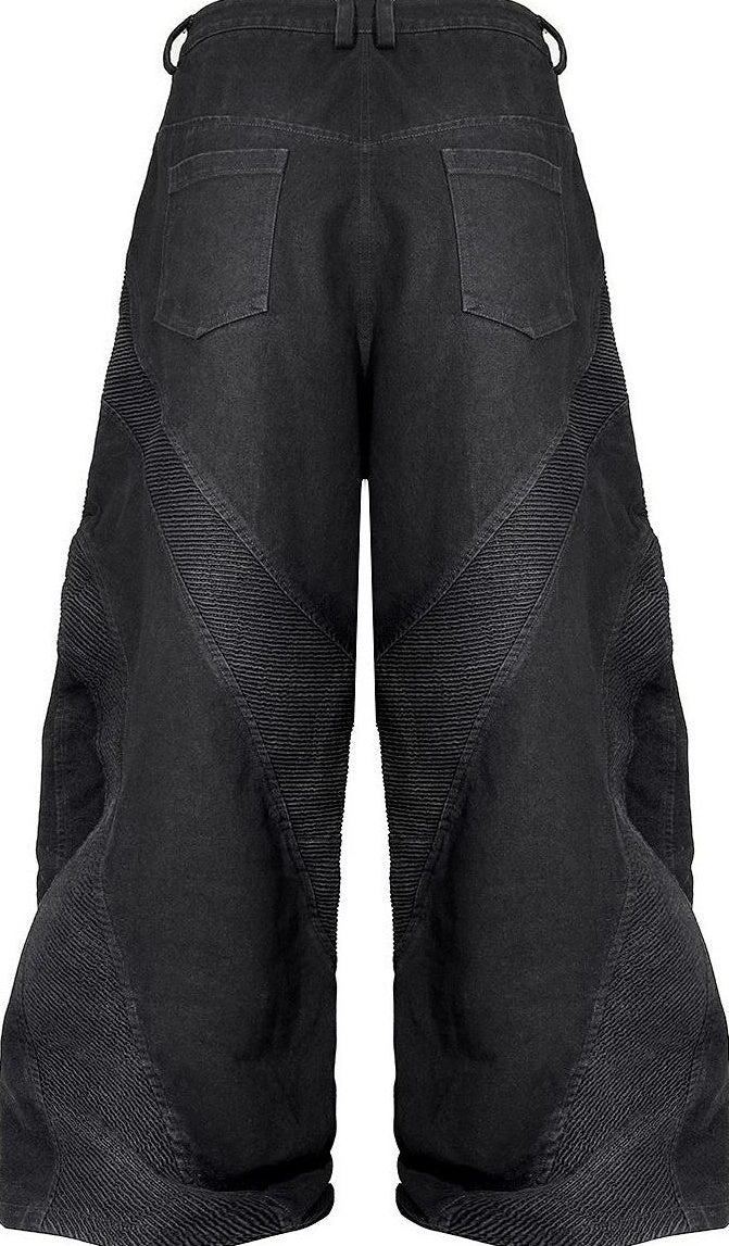 ALIEN RIPPLE WIDE LEG JEANS