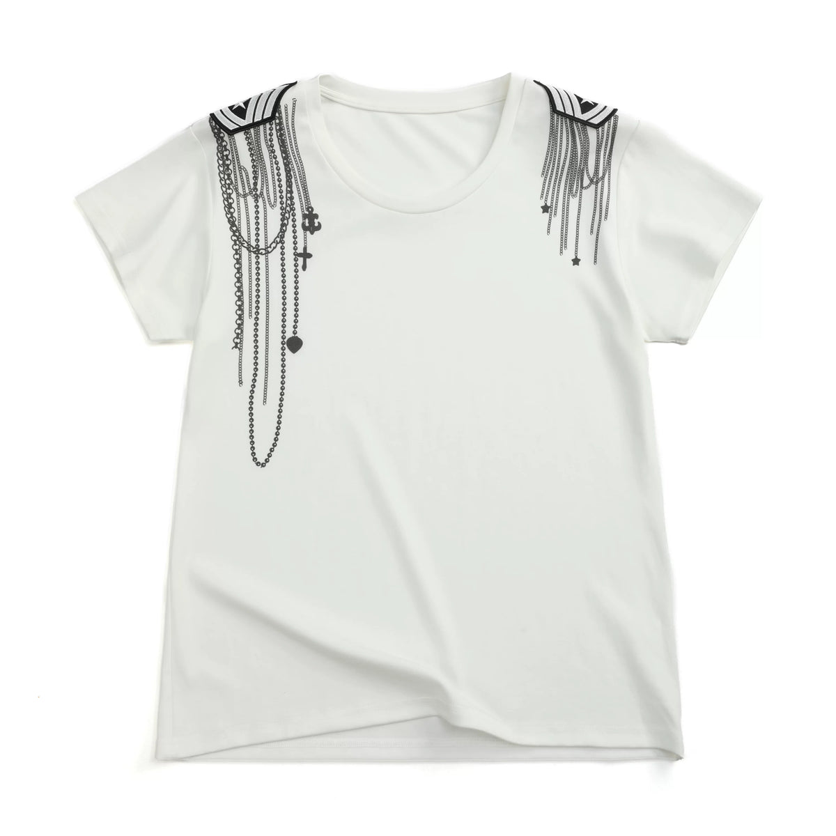 RETRO ASIAN EPAULET T-SHIRT