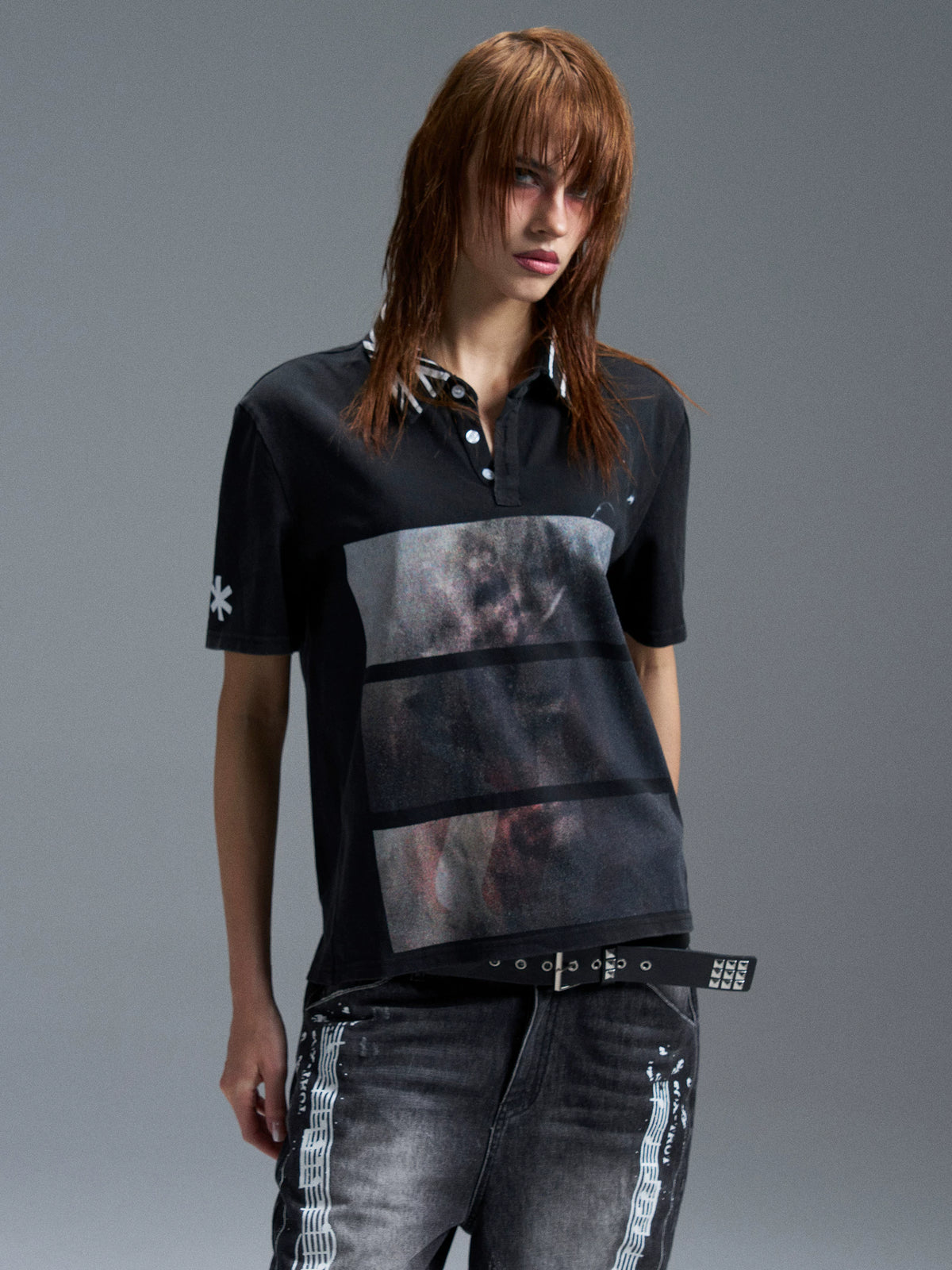 DISTRESSED UNION JACK T-SHIRT