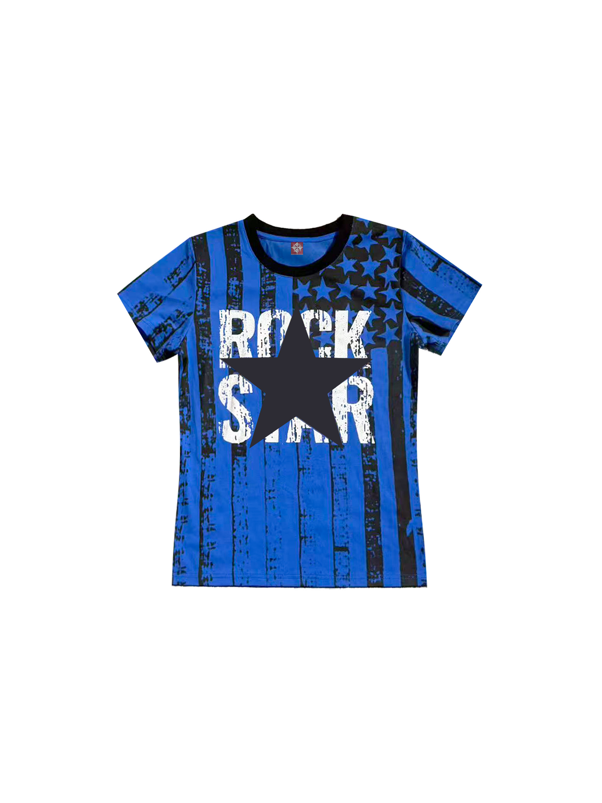 FRACTURED STARS AND STRIPES T-SHIRT