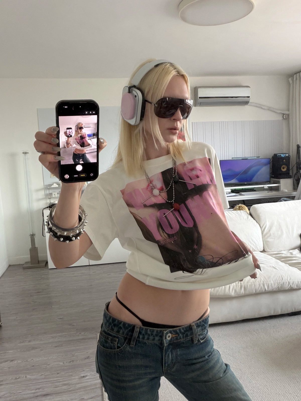 PSYCHEDELIC YOUTH PRINT T-SHIRT