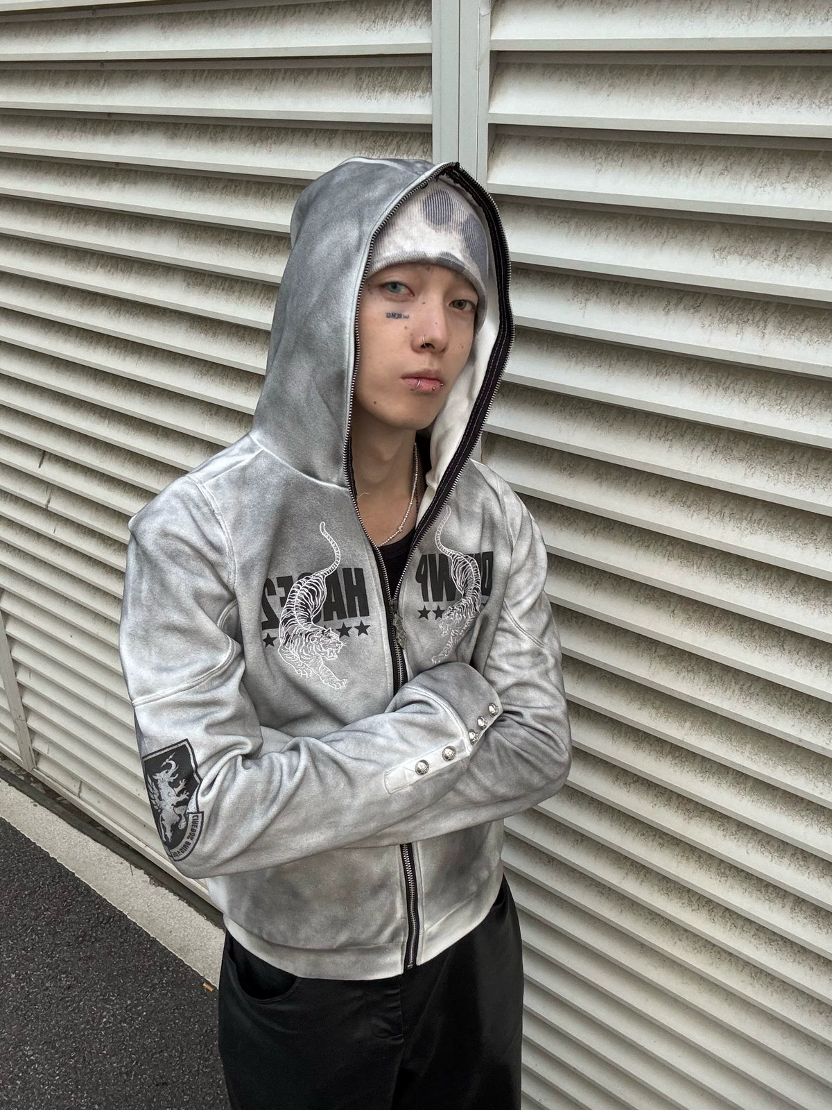 VINTAGE TIGER HOODIE JACKET