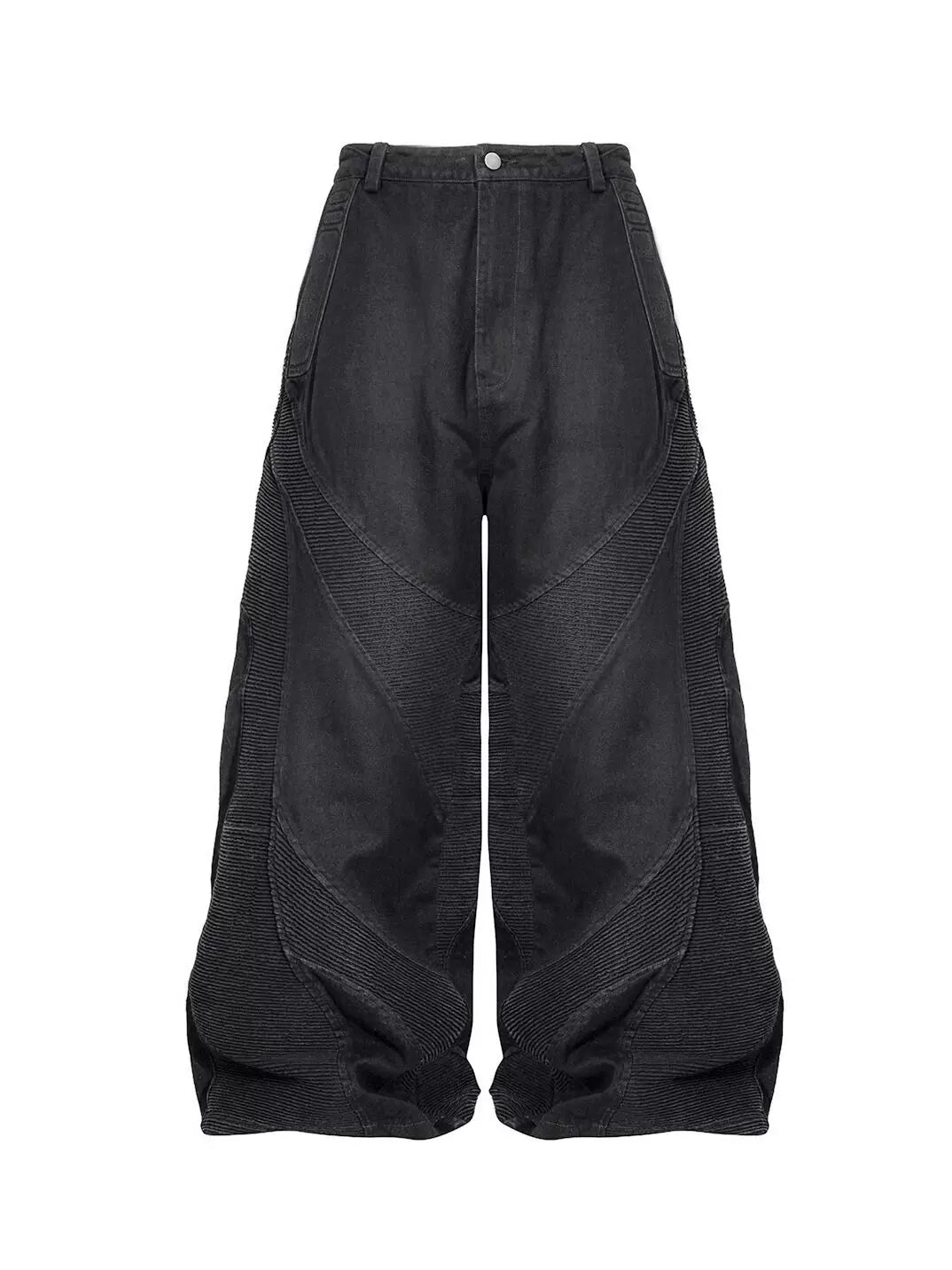 ALIEN RIPPLE WIDE LEG JEANS
