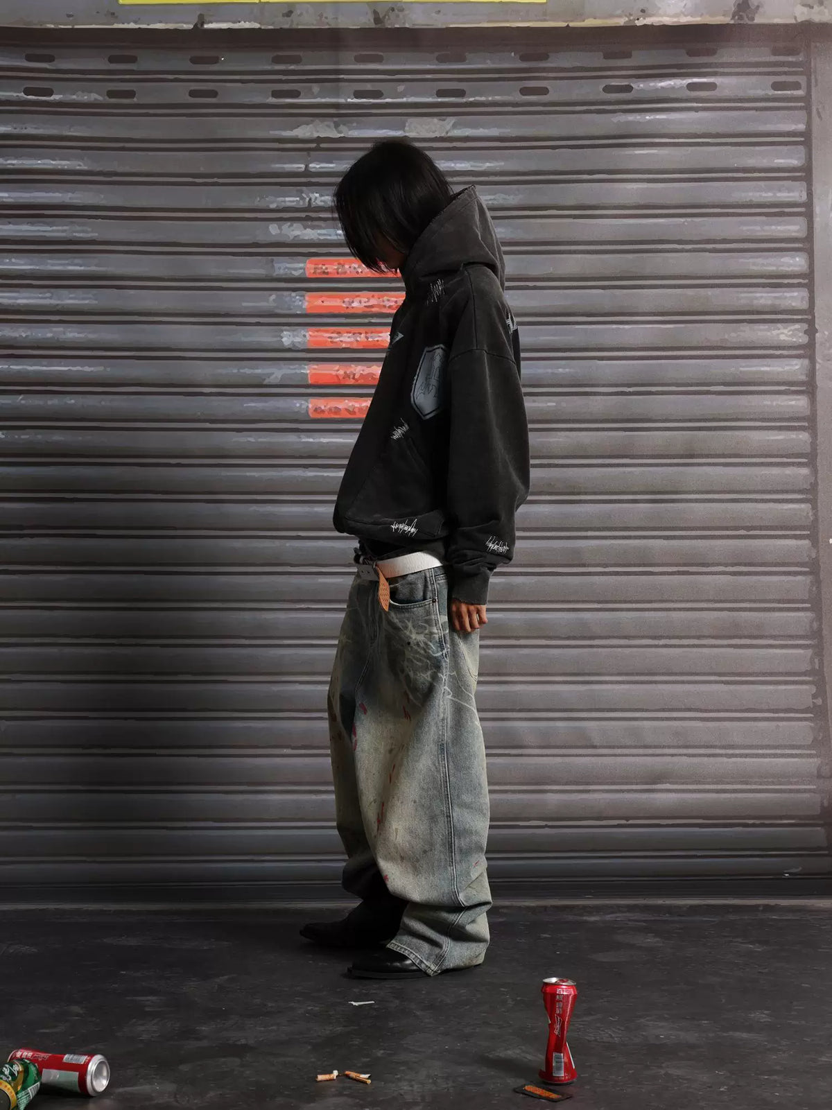 CASUAL WIDE-LEG STREETWEAR JEANS