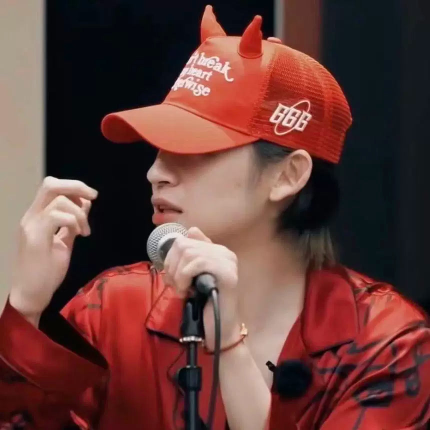 DEVIL TRUCKER HAT WITH EMBROIDERY