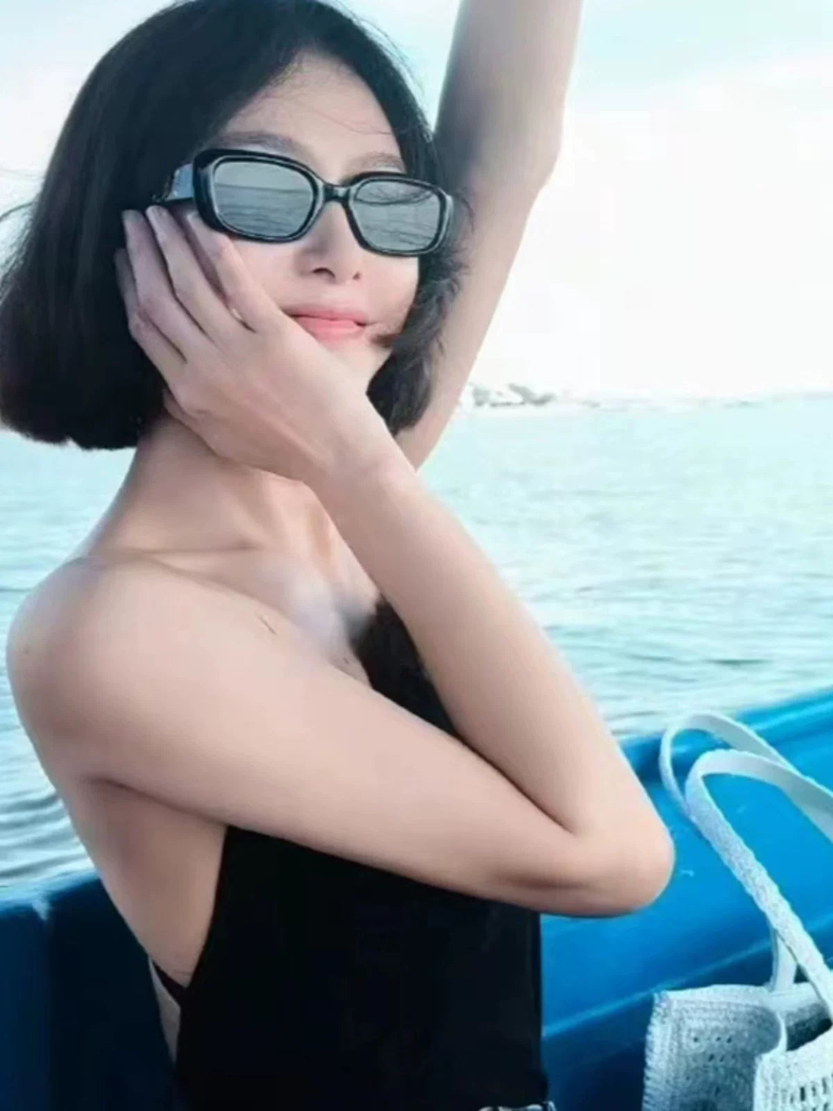 CHIC ONE-SHOULDER BIKINI SET