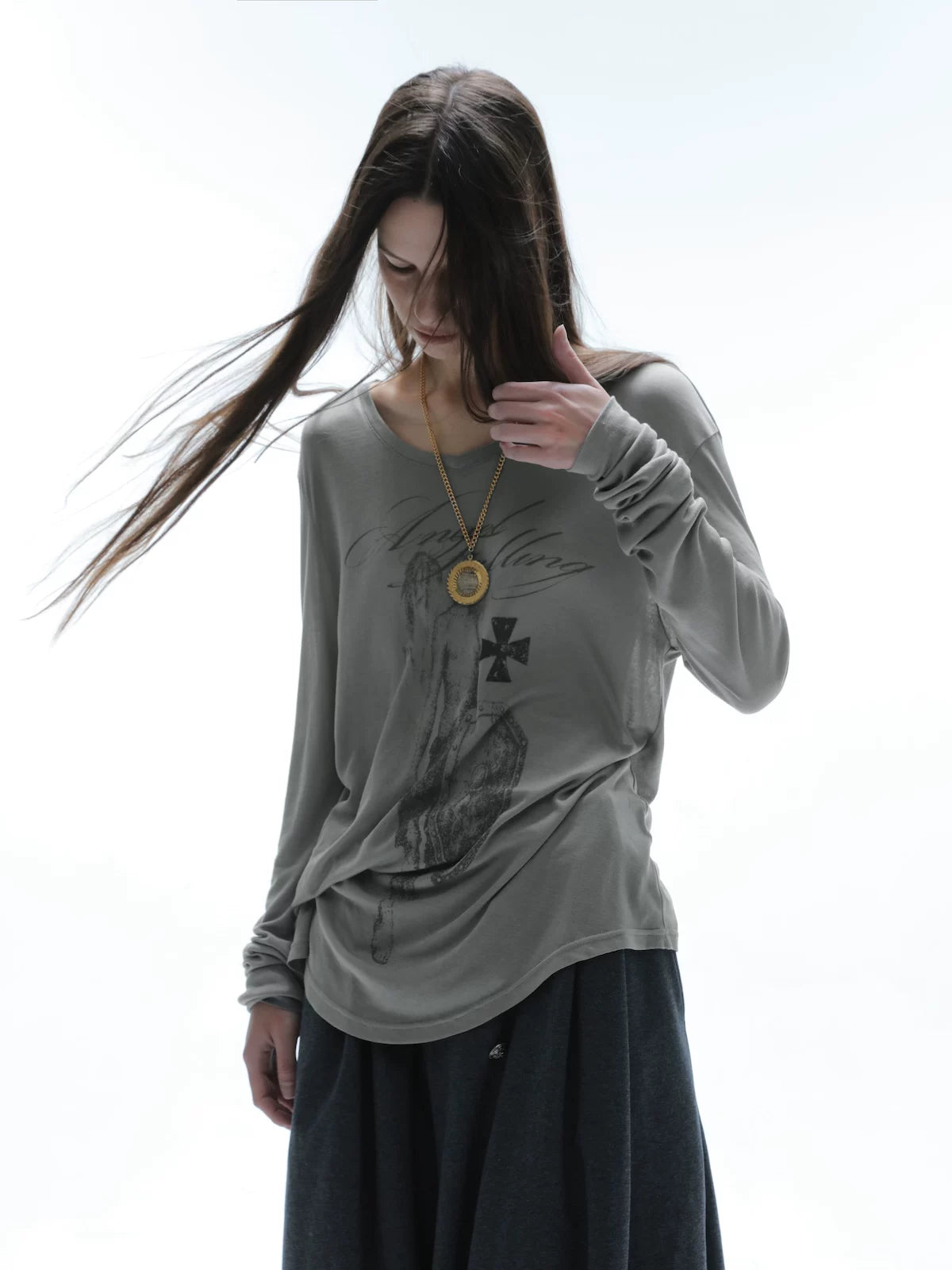 PUNK STYLE LONG SLEEVE T-SHIRT