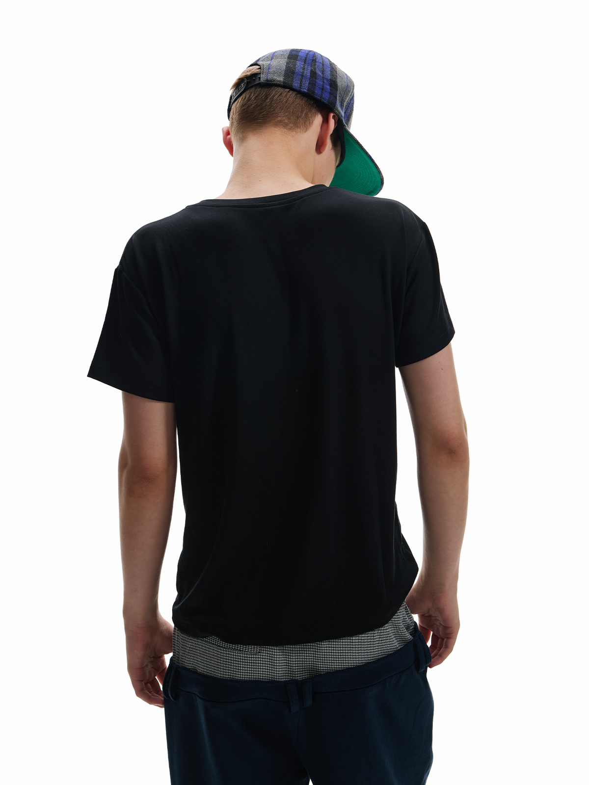 GLITTER PRINT VAIN T-SHIRT