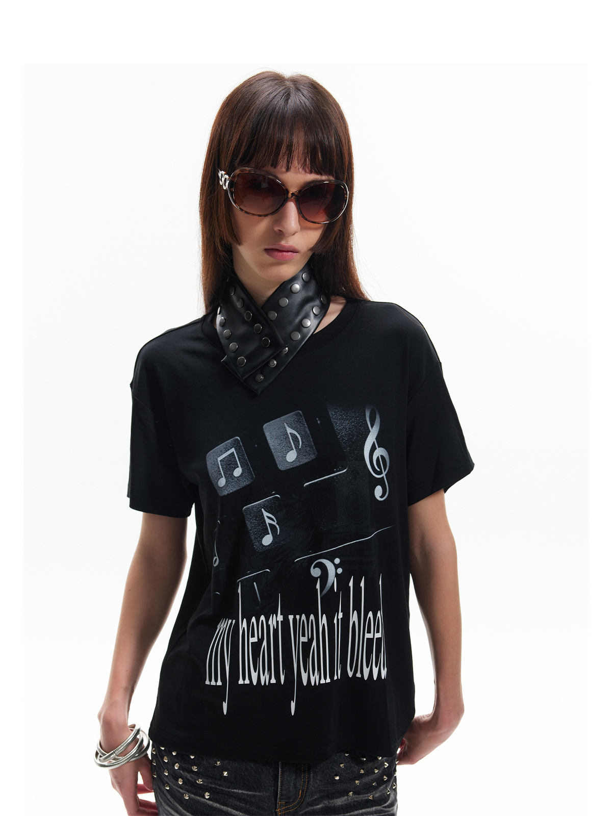 EMOTION LOGO PRINT STREETWEAR T-SHIRT