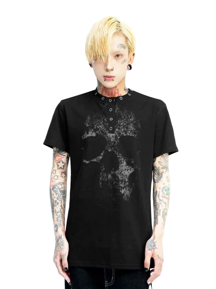 METAL BUCKLE SLIM TEE