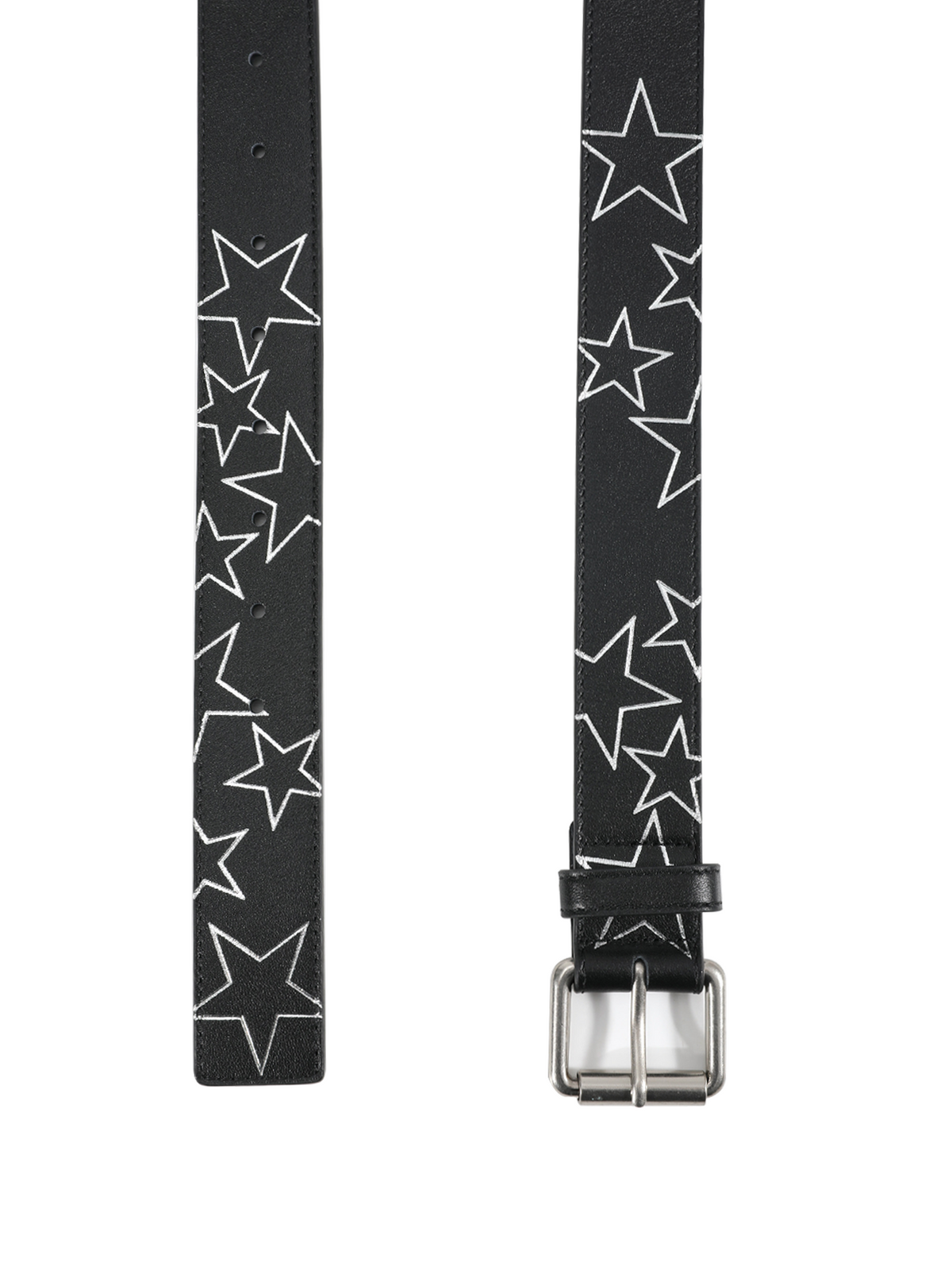 CUSTOM SILVER RIVET LEATHER BELT