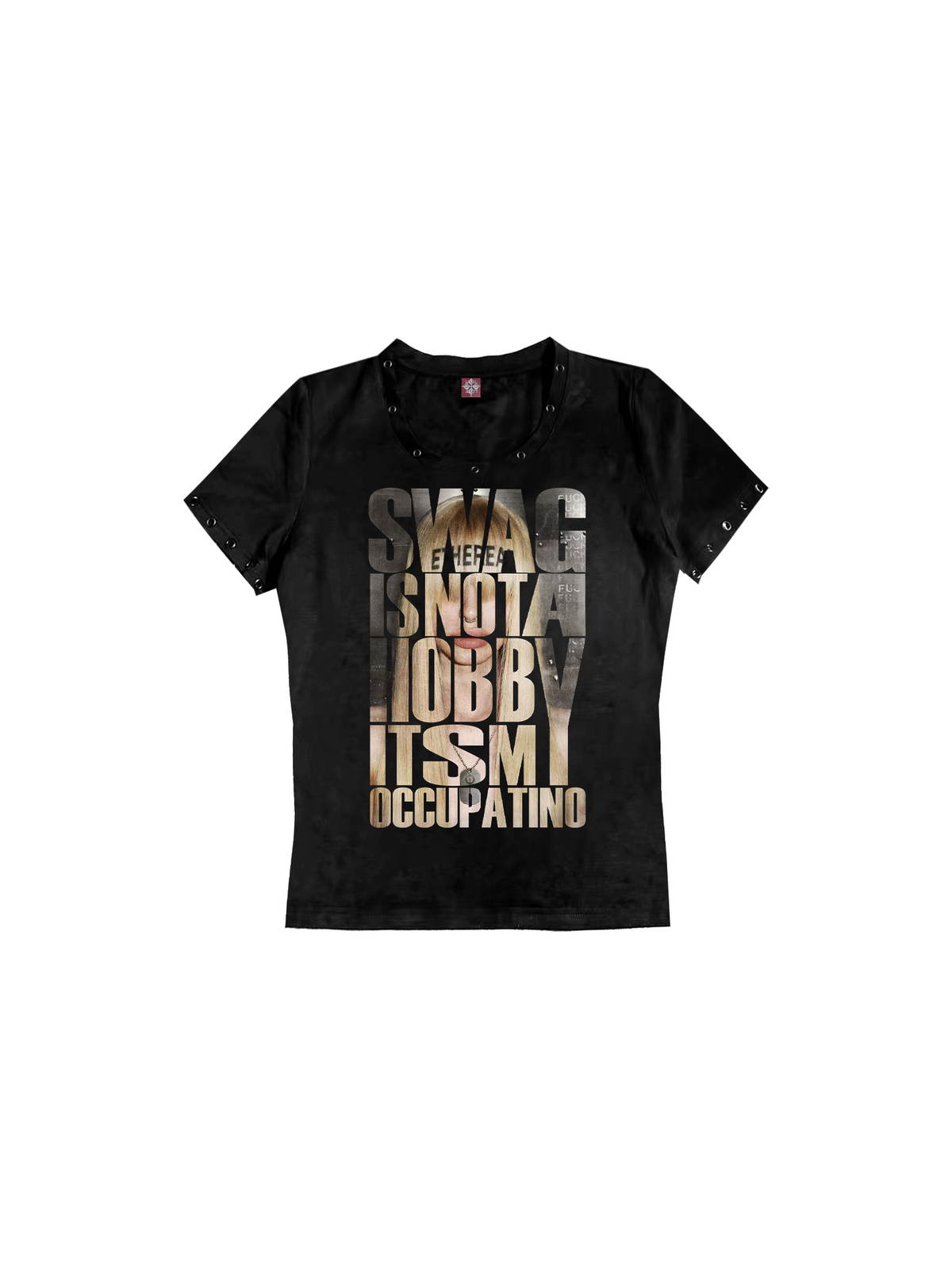 SWAG LETTER PRINT T-SHIRT