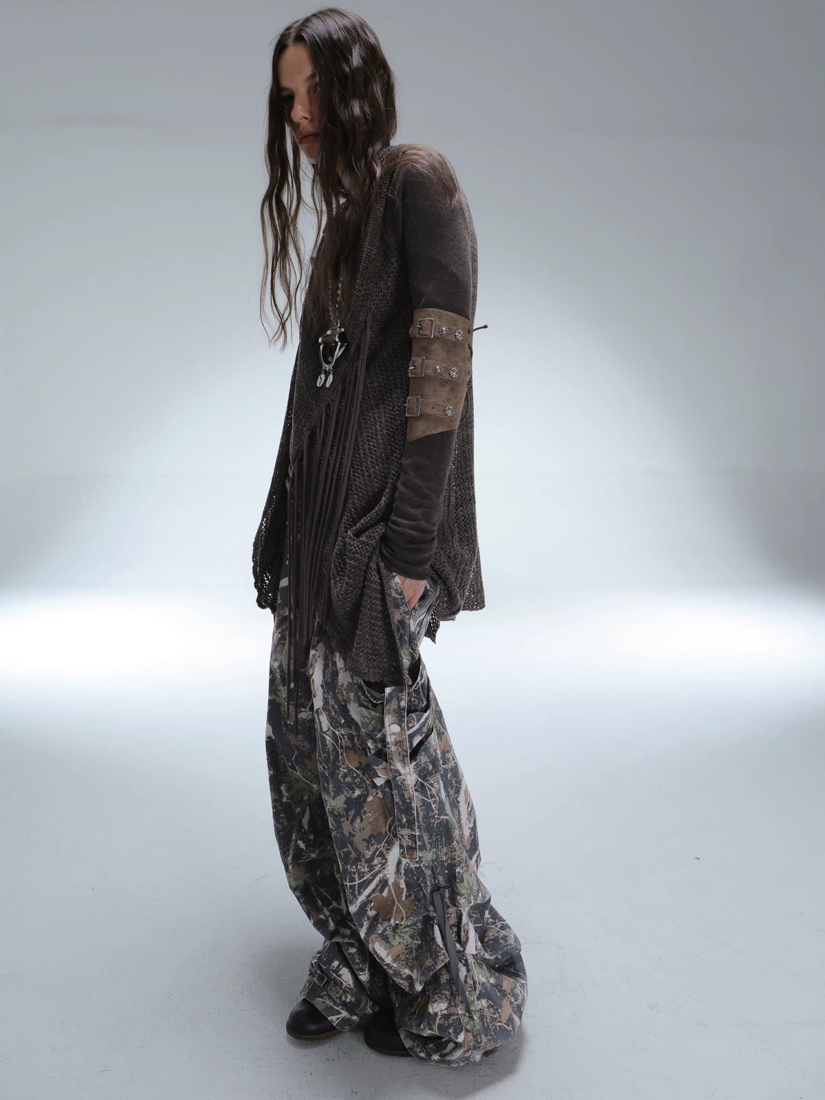 RETRO FUNCTIONAL WIDE LEG PANTS