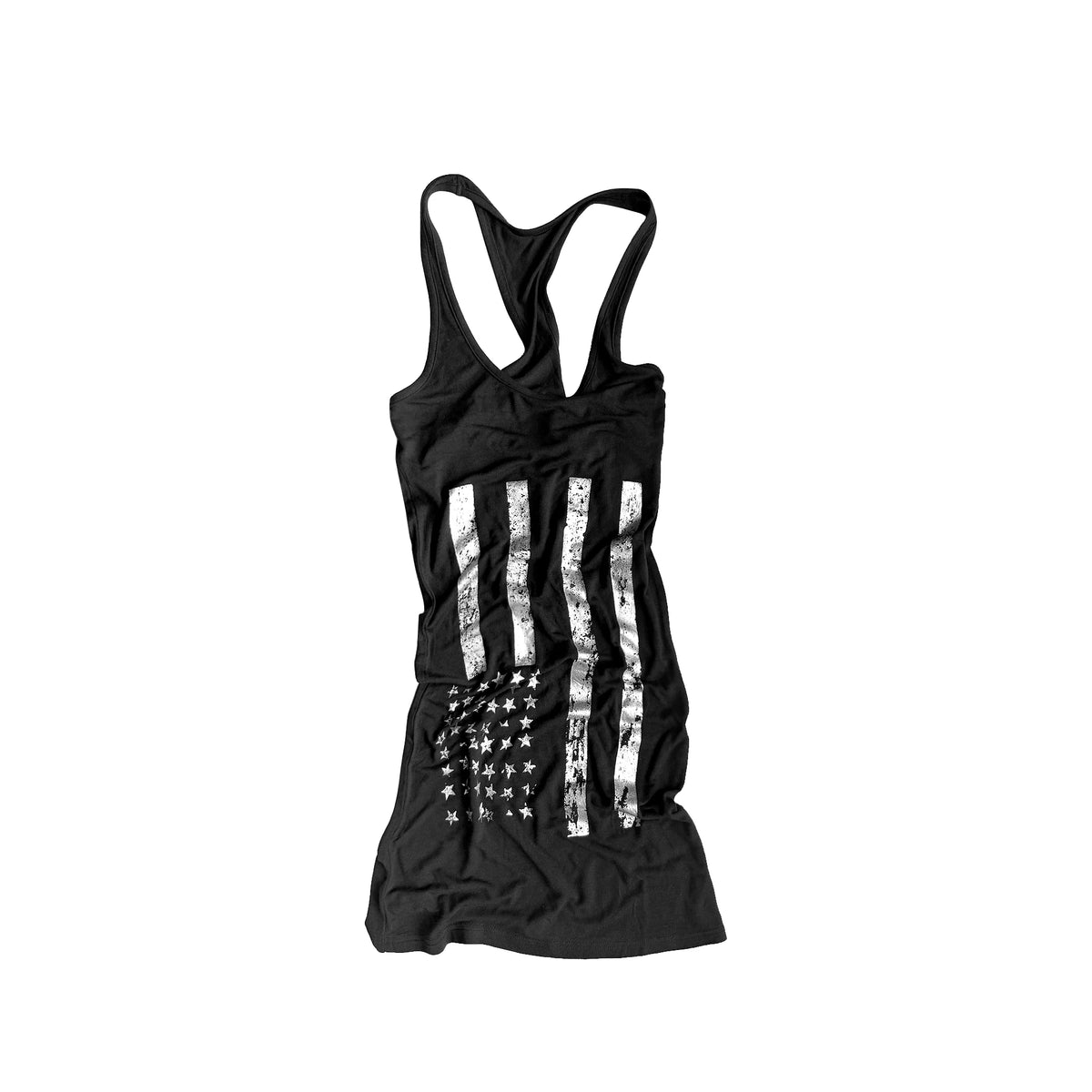SUPER STRETCHY SILVER TANK TOP