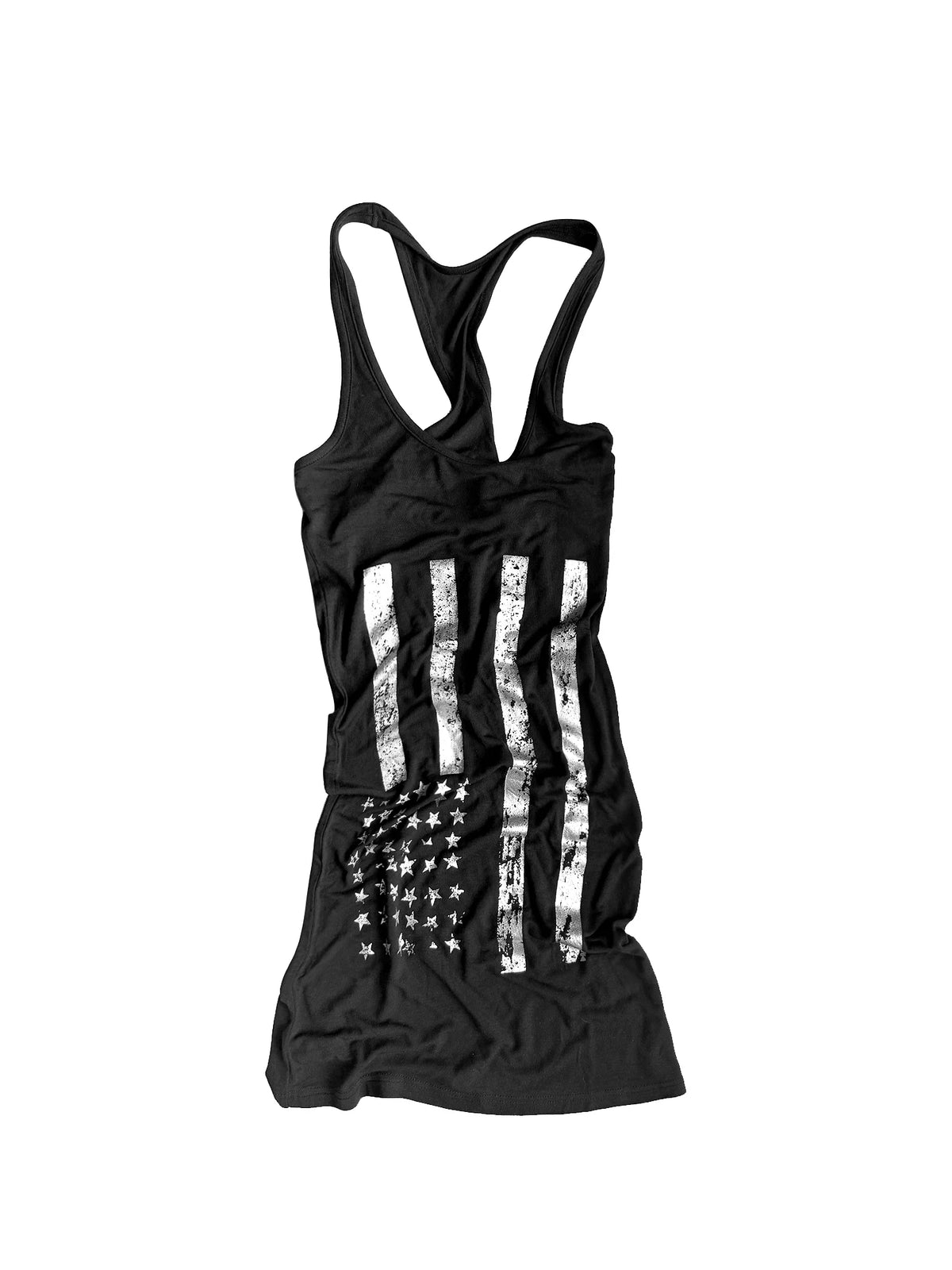 SUPER STRETCHY SILVER TANK TOP