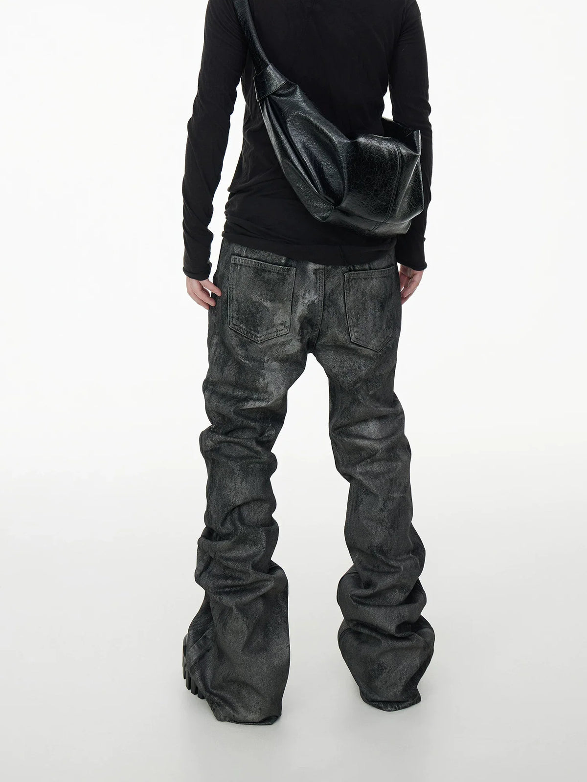 SLIM GLITTER FLARE JEANS
