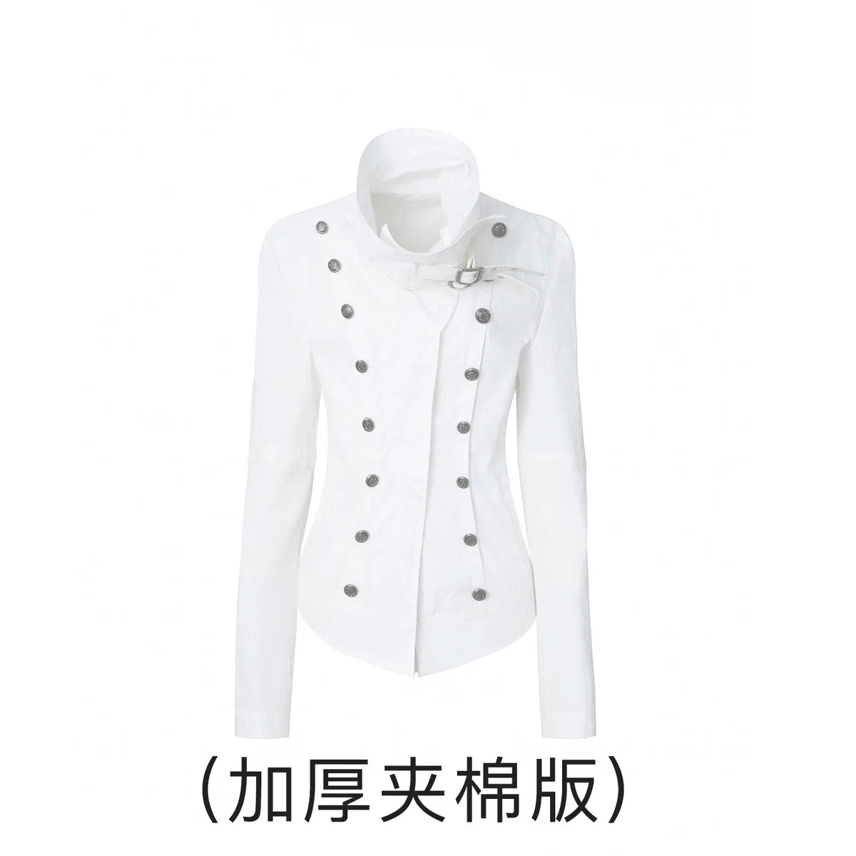 RETRO HIGH COLLAR COTTON JACKET