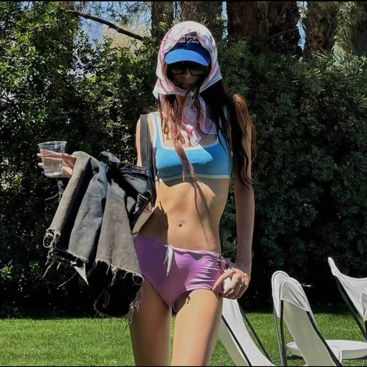 DOPAMINE TWO-PIECE SWIMWEAR SET