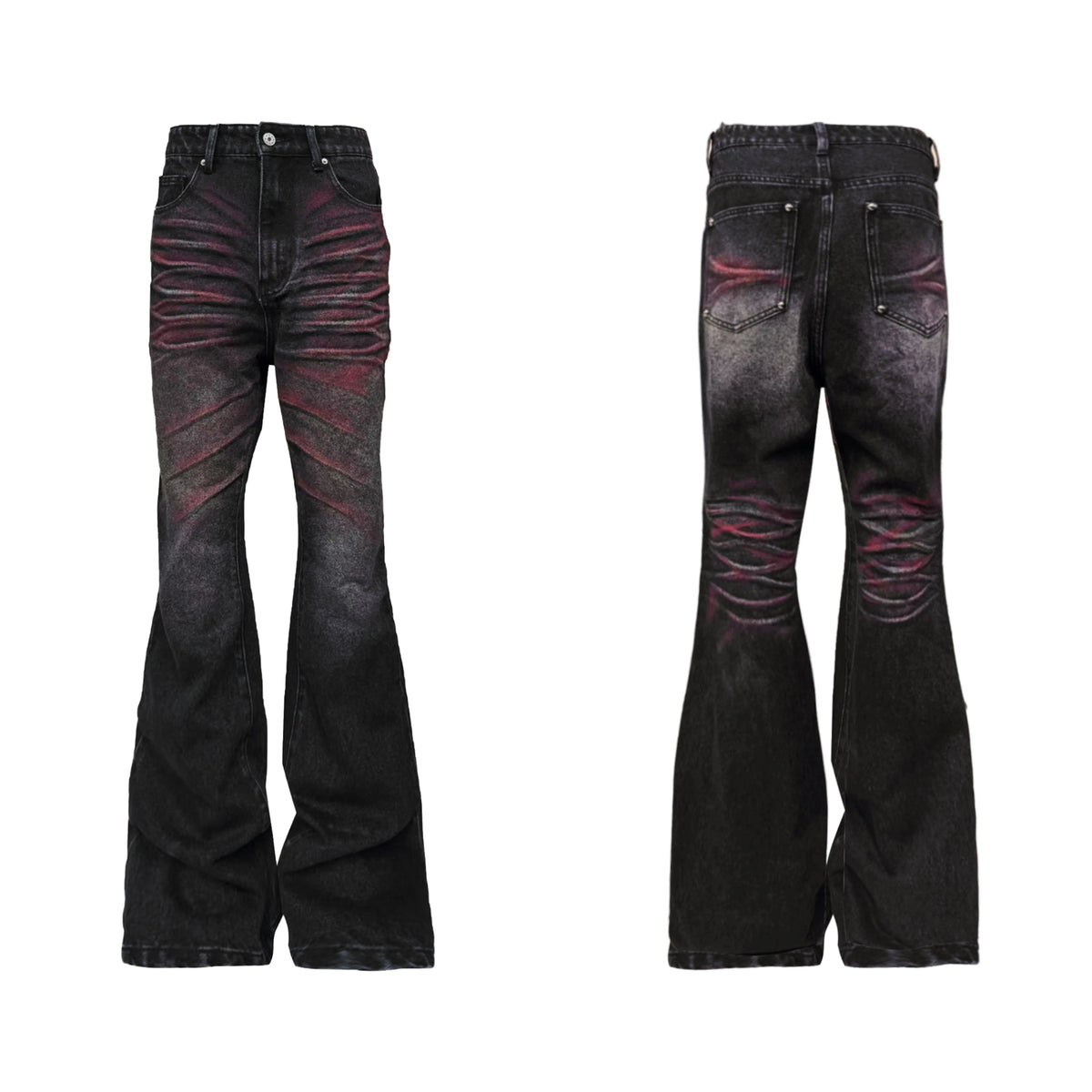 HEAVY DUTY DISTRESSED MICRO JEANS