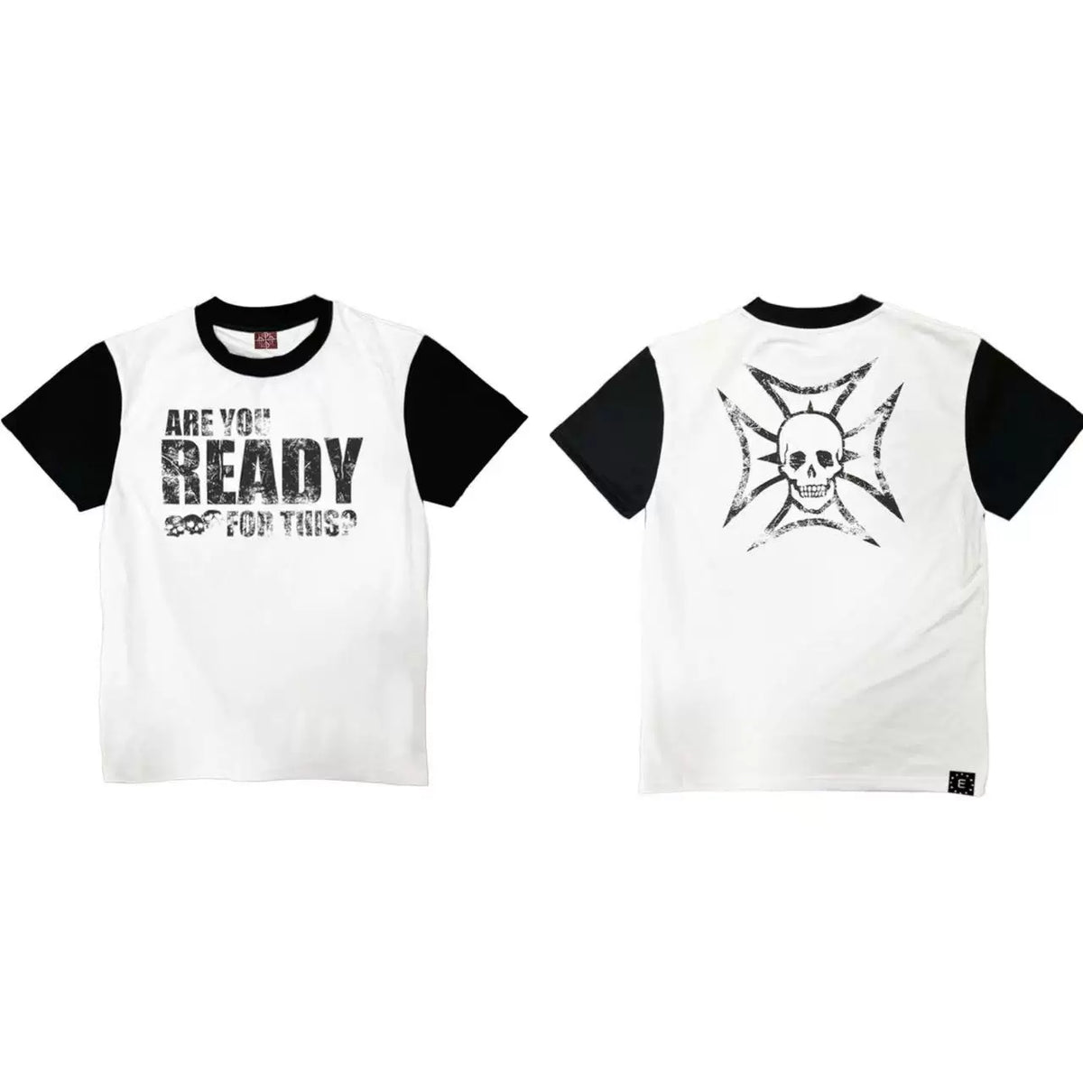 SKULL PRINT SLIM TEE