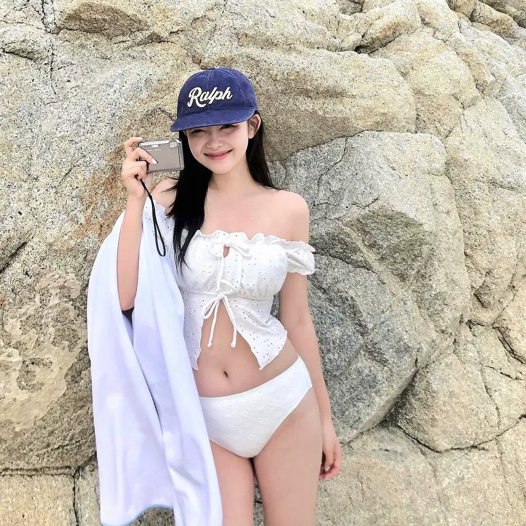 FLORAL OFF-SHOULDER BIKINI SET