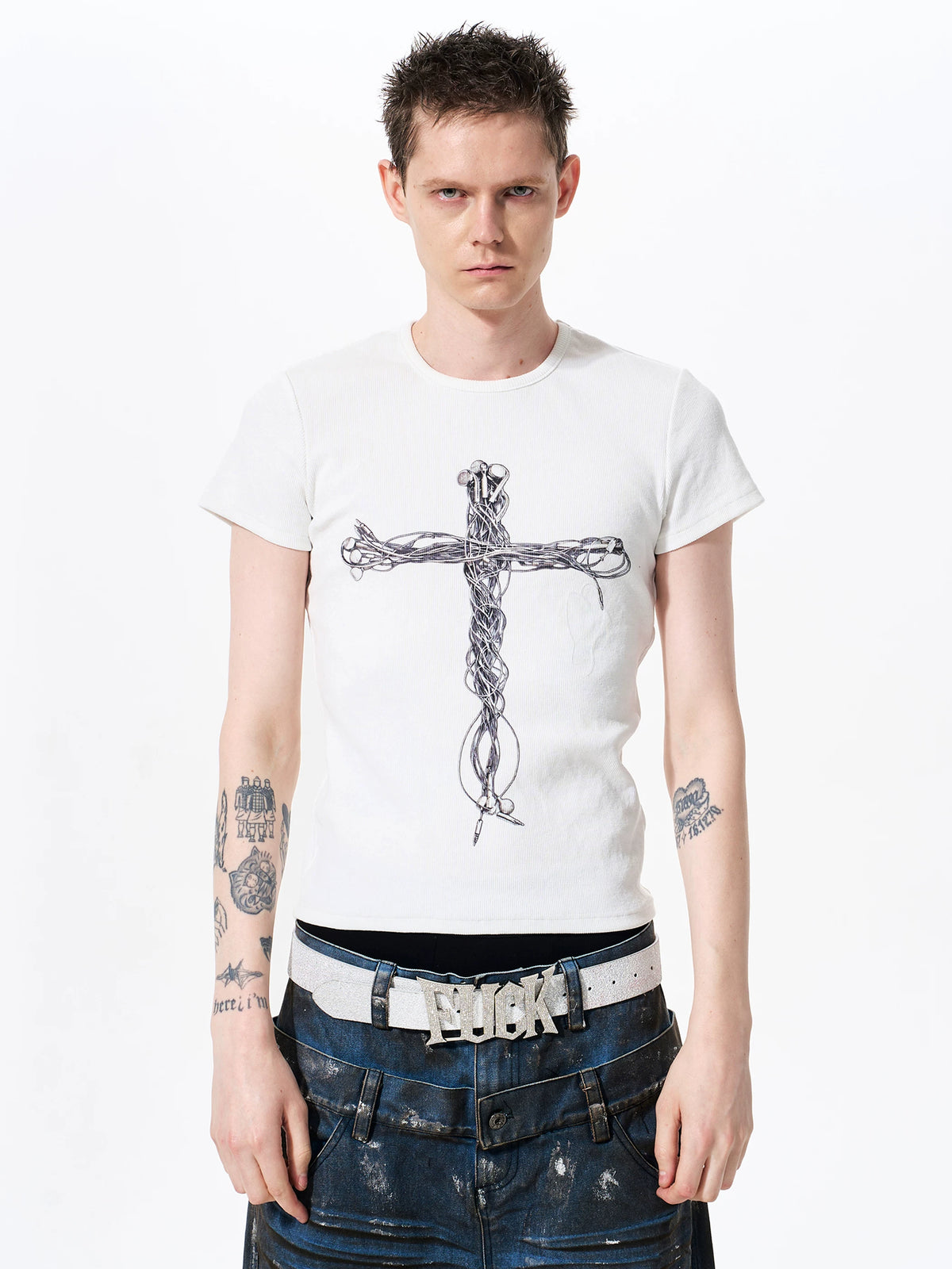 スリムフィットクロススプリントTシャツ