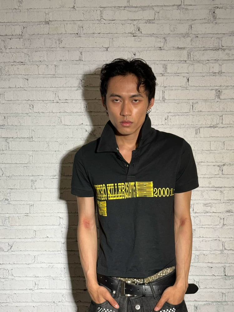 PSYCHOKILLER POLO SHIRT WITH COLLAR