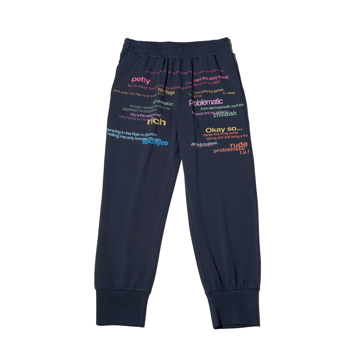 COLORFUL MONOGRAM SWEATPANTS