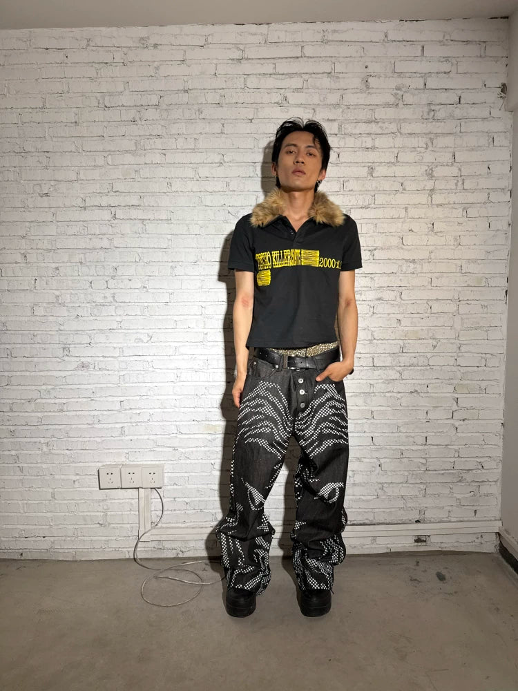 PSYCHOKILLER POLO SHIRT WITH COLLAR