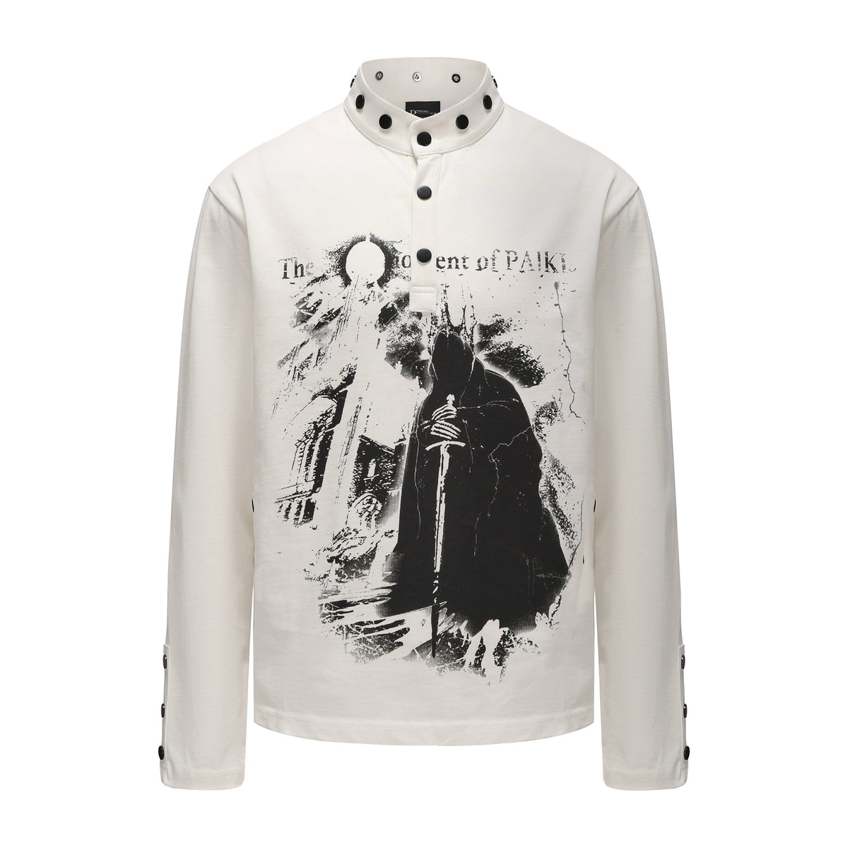 DEMON KING CASTLE HENLEY T-SHIRT