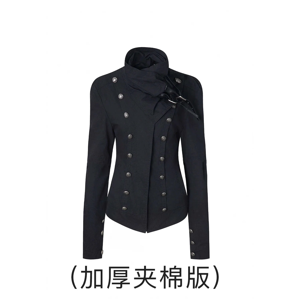 RETRO HIGH COLLAR COTTON JACKET