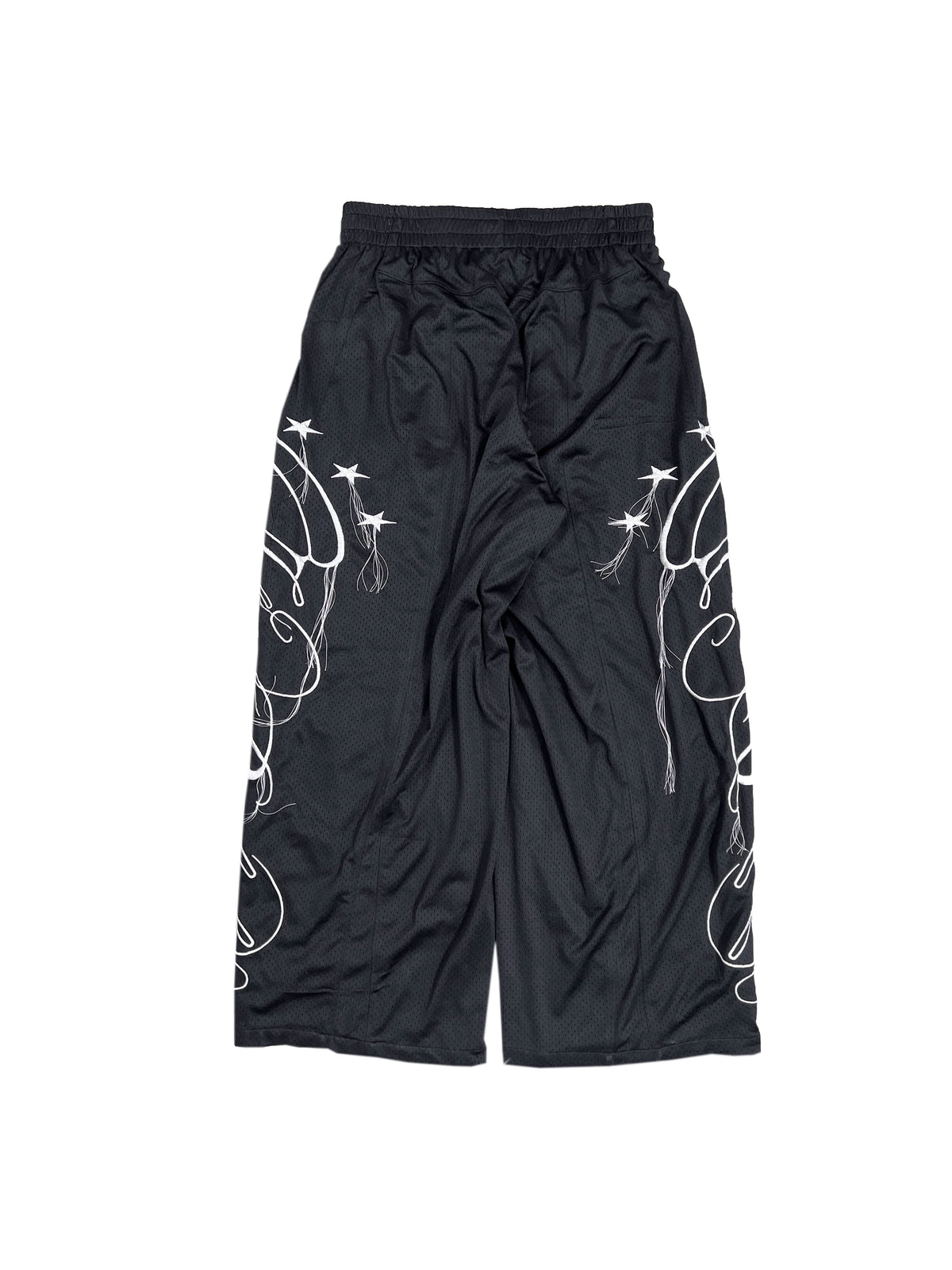 FRINGE-EMBROIDERED BOXING PANTS