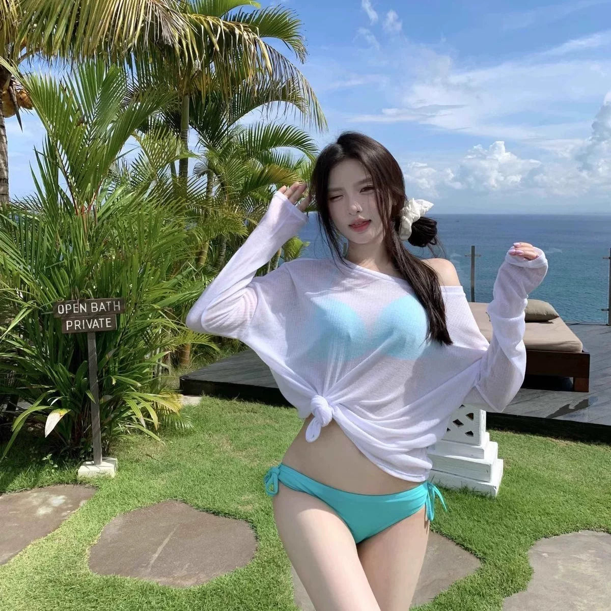 KOREAN-STYLE PUSH-UP BIKINI SET