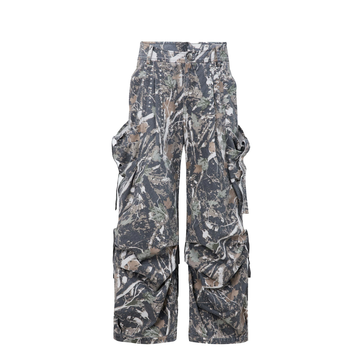 RETRO FUNCTIONAL WIDE LEG PANTS