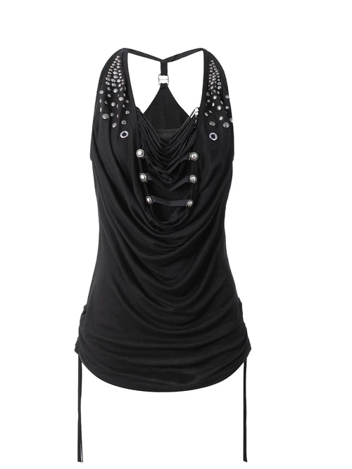 DECONSTRUCTED TASSEL CAMISOLE TOP