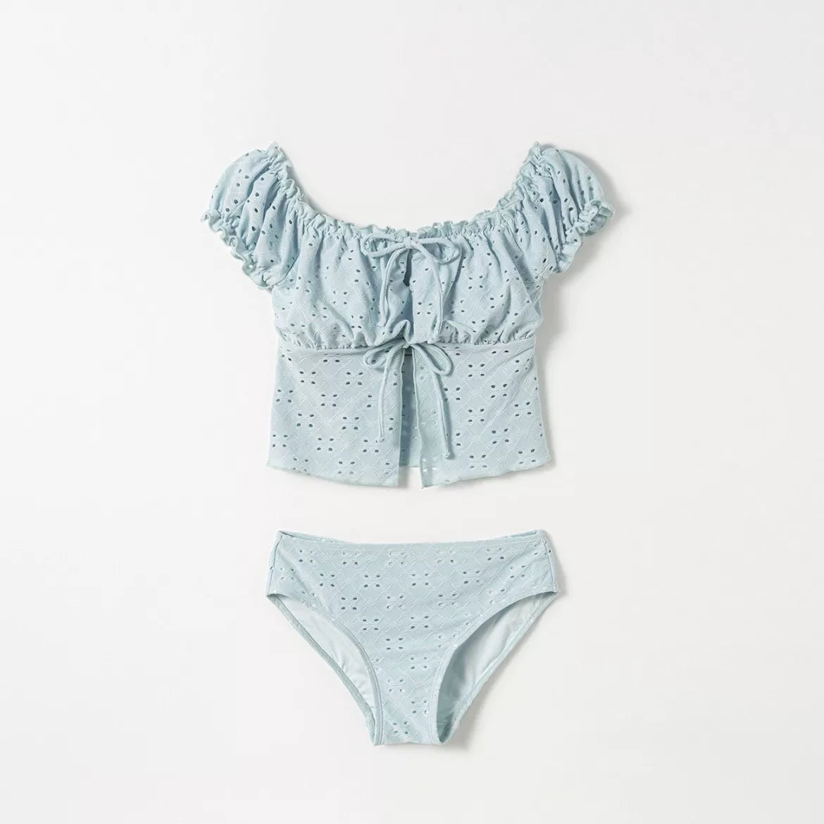 FLORAL OFF-SHOULDER BIKINI SET