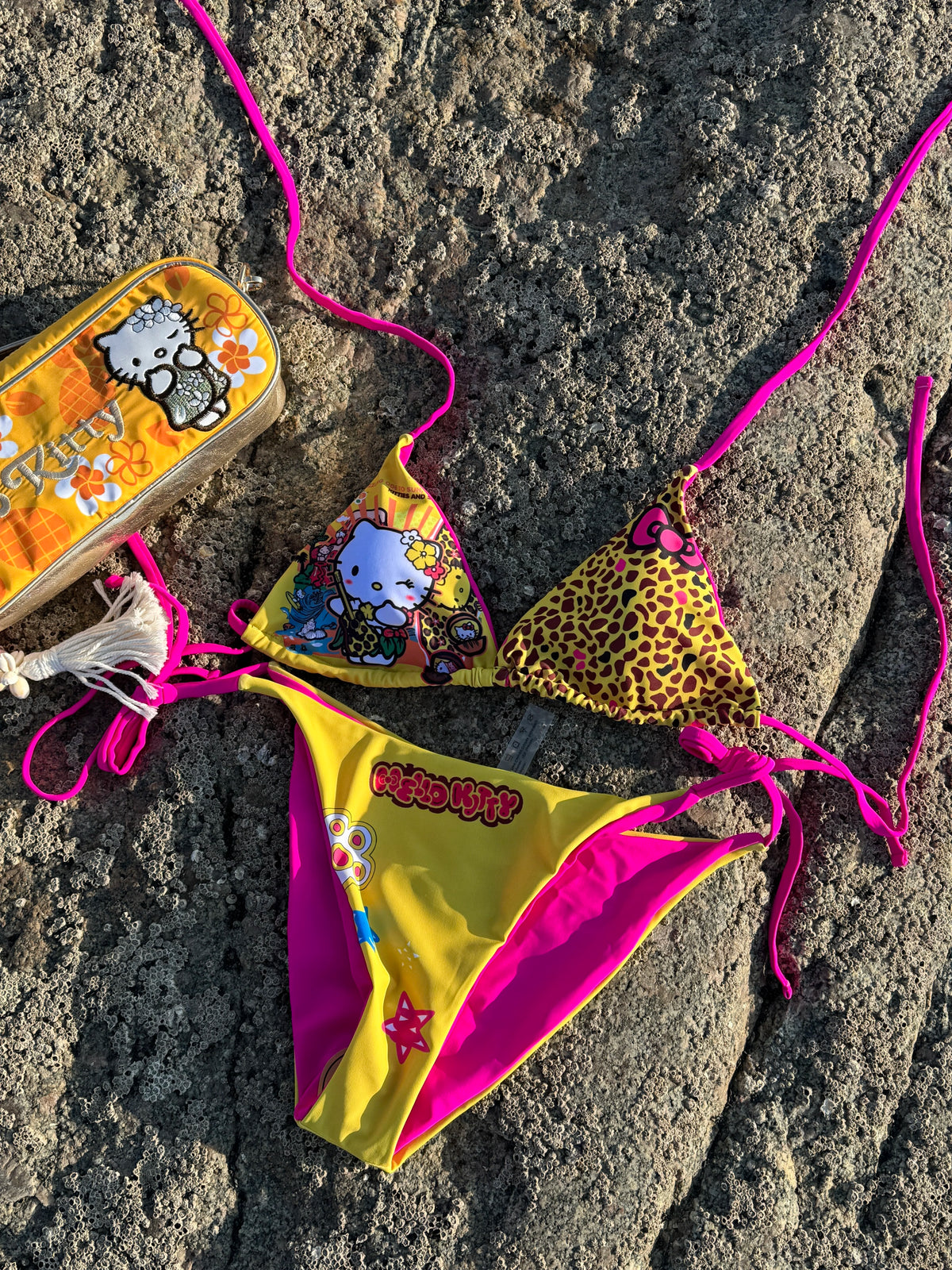 CUTE KITTY CAT BIKINI SET