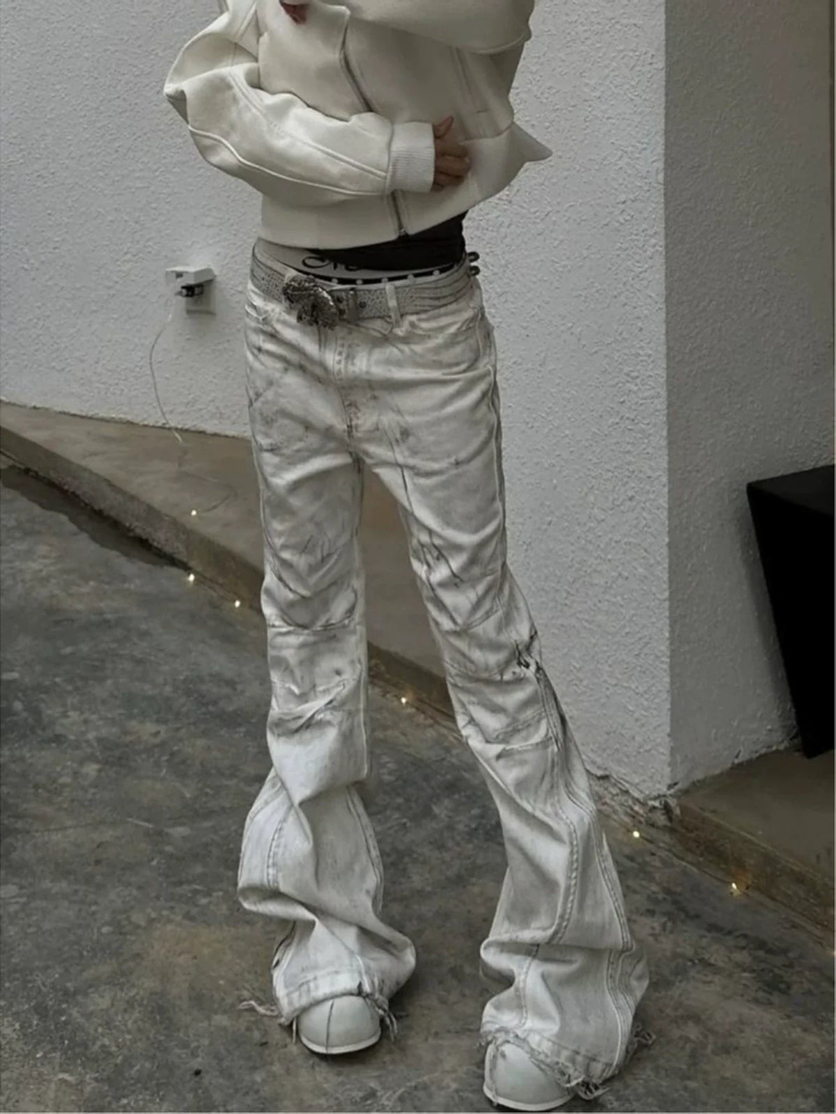 TIE-DYE LOOSE JEANS