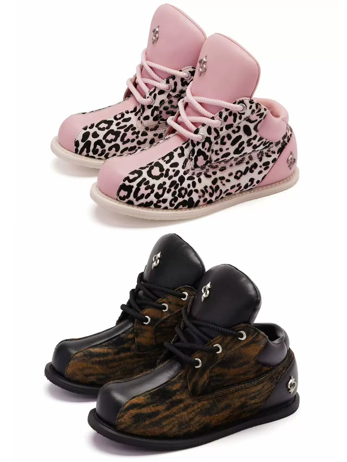LEOPARD PRINT LOW BOOTS