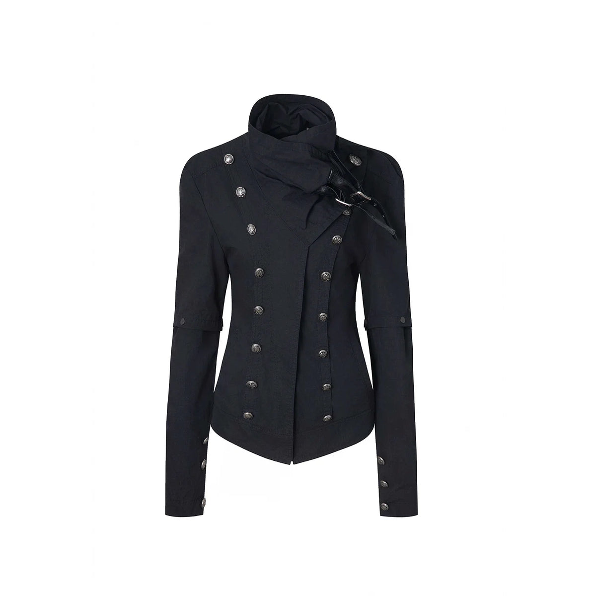 RETRO HIGH COLLAR COTTON JACKET