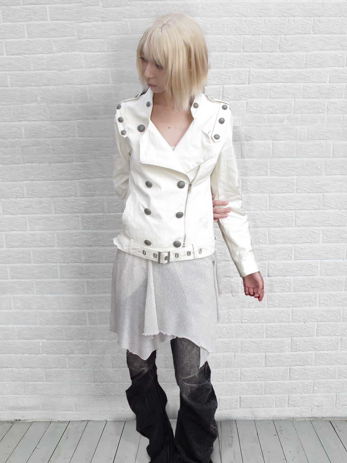 PUNK MILITARY DOUBLE-BREASTED JACKET