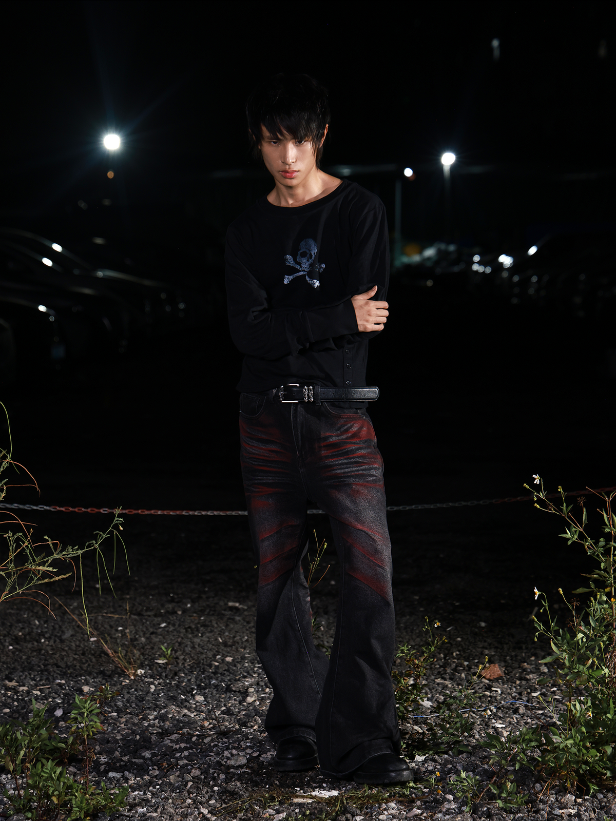 BAMBOO COTTON SKULL T-SHIRT