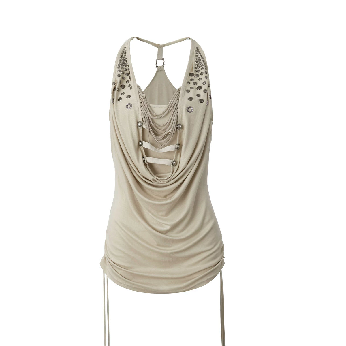 DECONSTRUCTED TASSEL CAMISOLE TOP