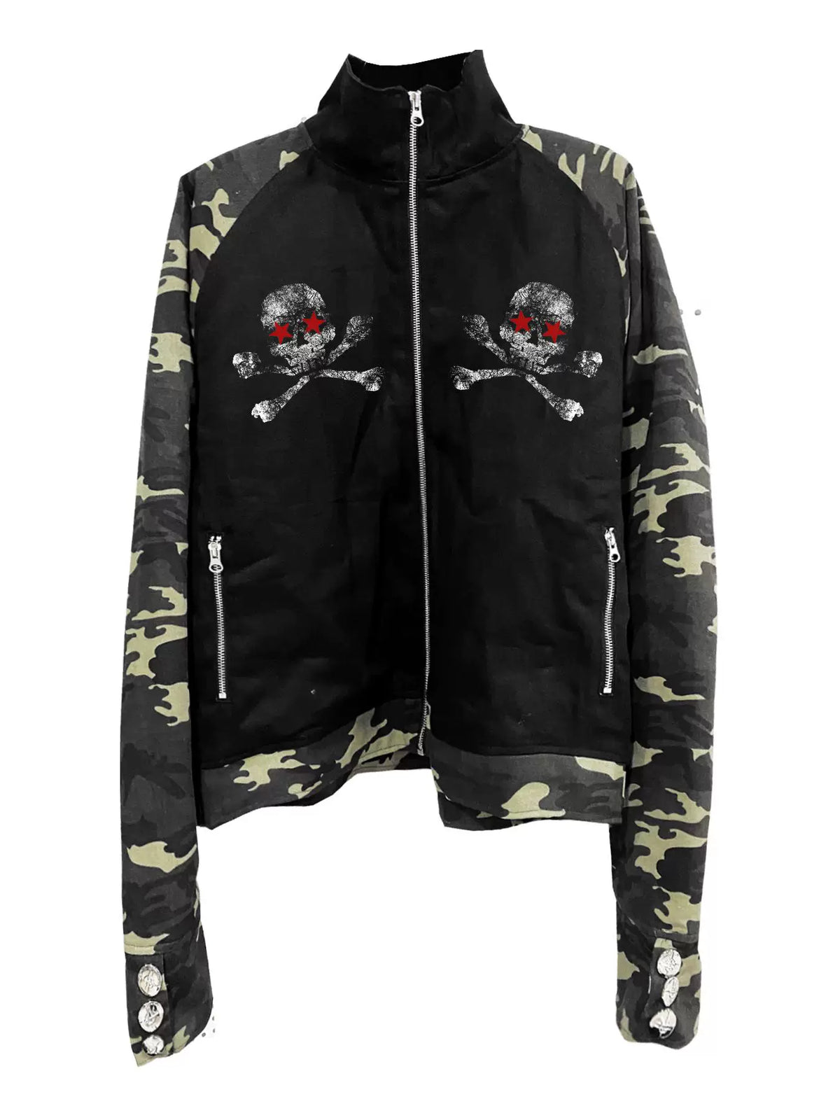 CAMOUFLAGE SKULL WORKWEAR JACKET