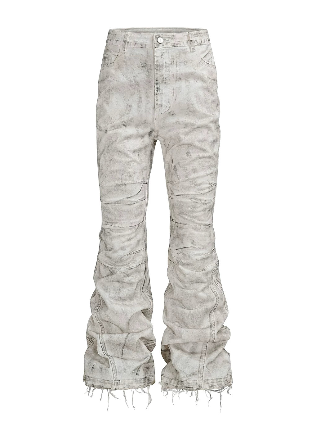 WRECKING WHITE WAX PANTS