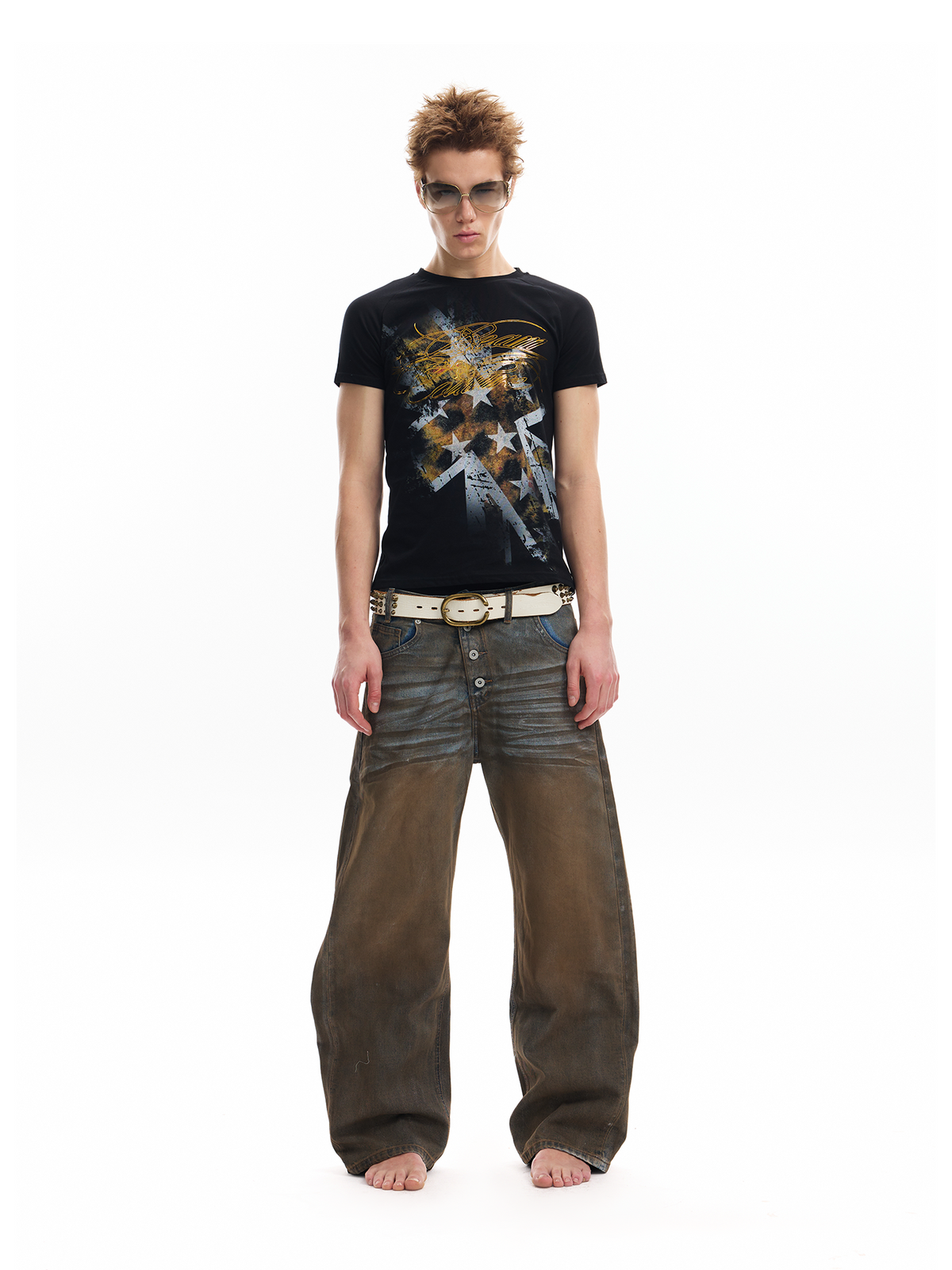 LEOPARD PRINT IRON-ON T-SHIRT