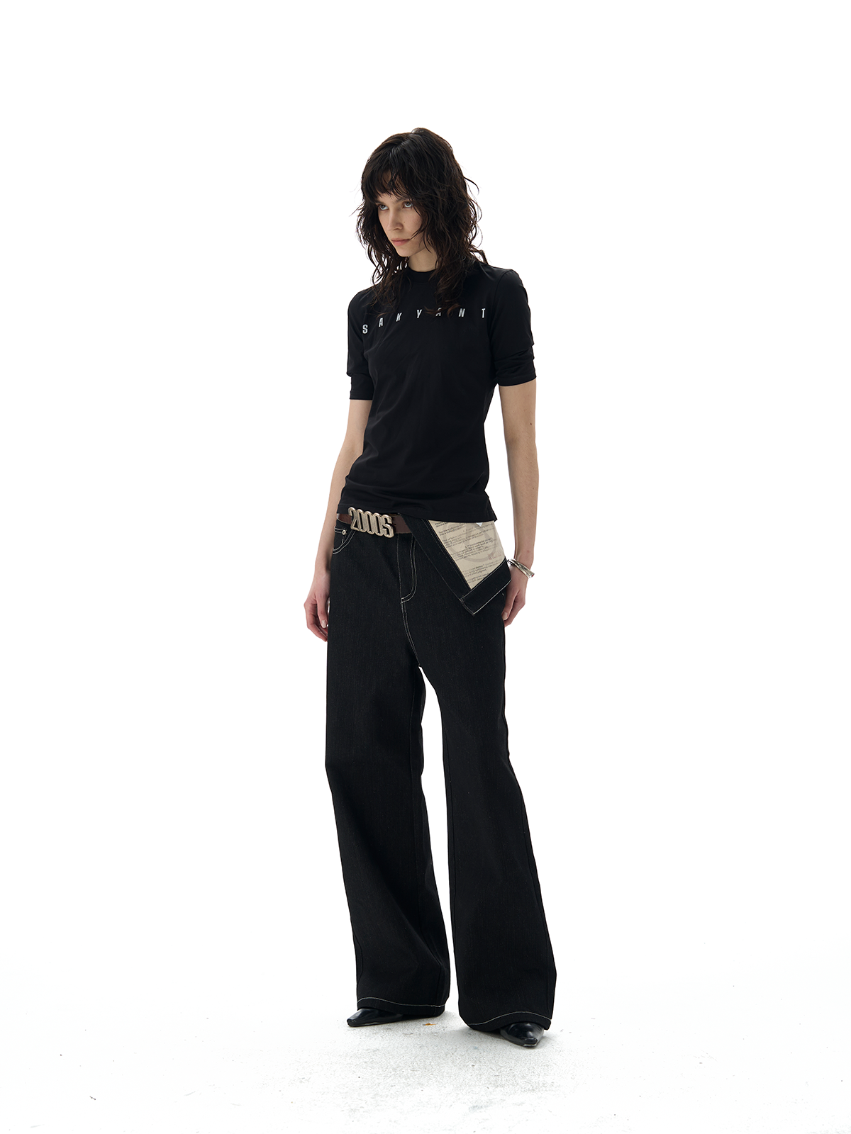 RAW COTTON POCKET JEANS