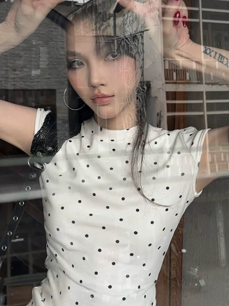 VINTAGE POLKA DOT T-SHIRT